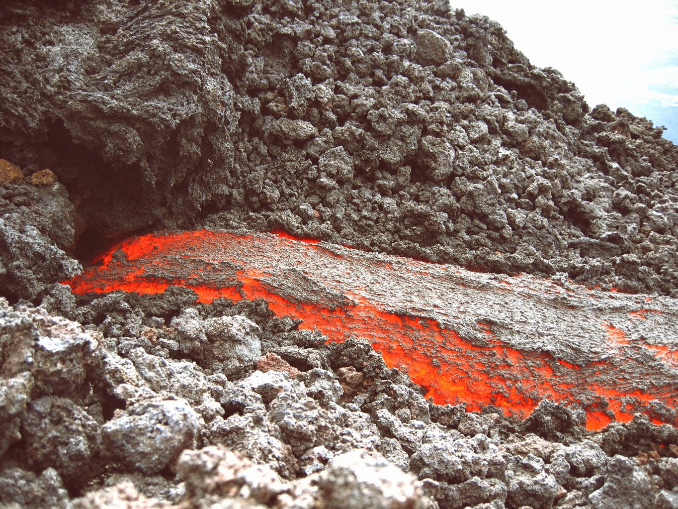 Magma from a Volcano